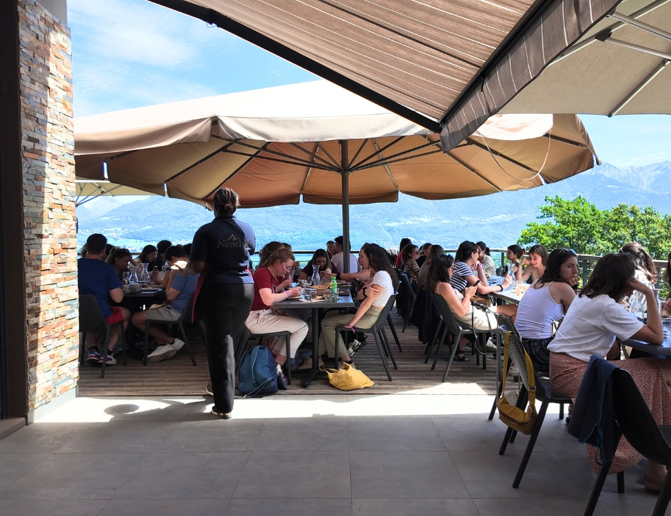 Séminaire à Annecy, terrasse Neaclub, Les Balcons du lac d'Annecy